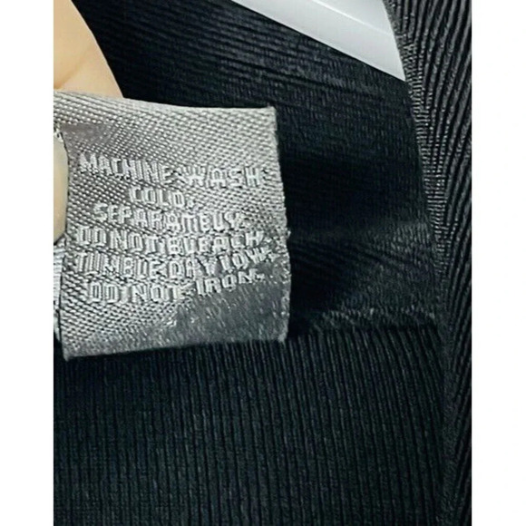 Additions by Chicos Slinky Open Cardigan Sz 3 Black Long Sleeve Stretch Womens - Picture 4 of 7